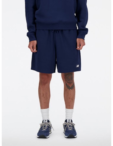 New Balance French Terry Short 7 Inch Ανδρική Βερμούδα Μπλέ Σκούρο