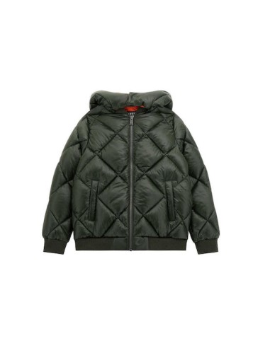 Guess Παιδικό Bomber Χακί